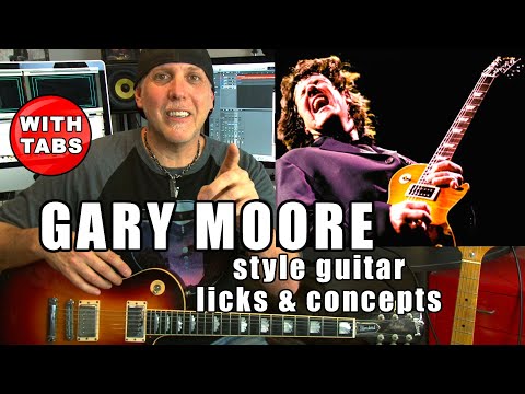 Gary Moore Style Guitar Licks Concepts and Soloing Tricks & Tips