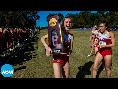 NC State women's cross country wins three straight titles (2021-23)