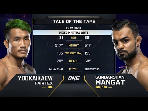 Gurdarshan Mangat vs Yodkaikaew Fairtex full fight