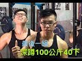 【魔鬼阿諾】挑戰深蹲100公斤40下 ! 打破常規的訓練