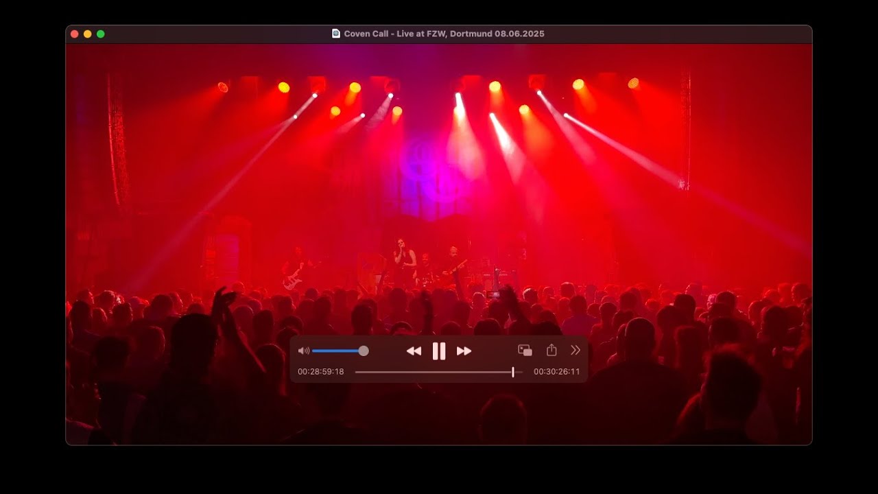 Coven Call – Live at FZW, Dortmund (08.06.2025) – Opening for DragonForce (Warp Speed Warriors Tour)