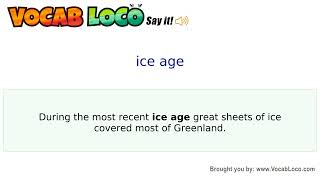 Video thumbnail for ice age