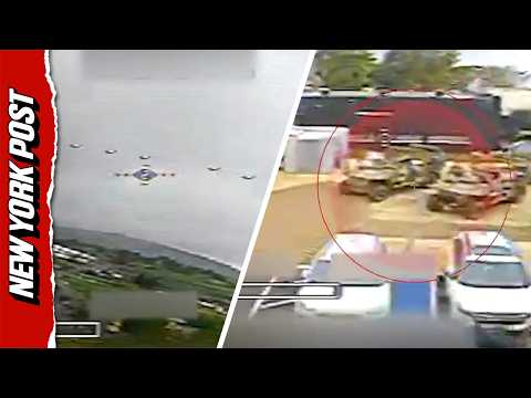 Hezbollah Releases Footage Of Drone Strike On Israeli Military Vehicles