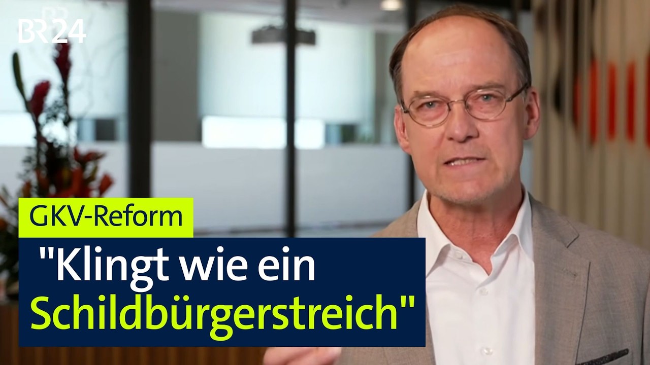 Florian Lanz, Sprecher GKV-Spitzenverband: "Beitragszahler sind die Verlierer" | Kontrovers | BR24