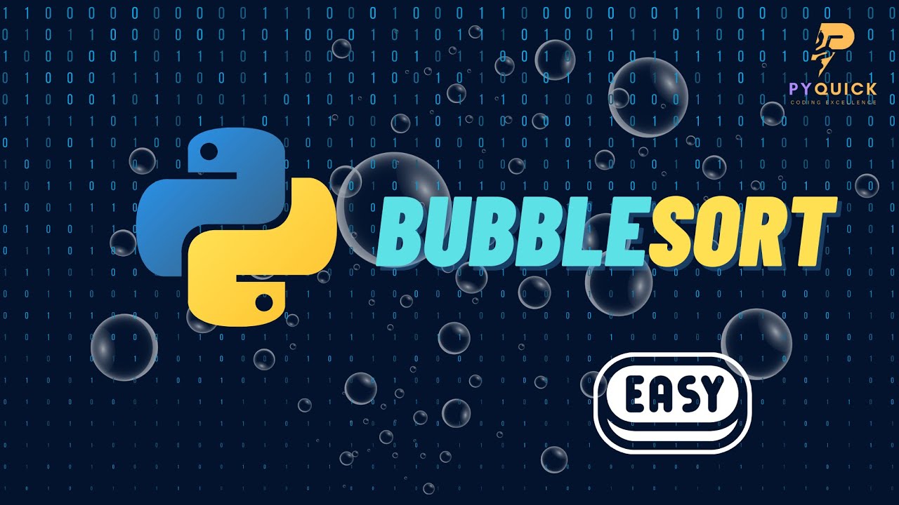 How to implement BUBBLE SORT in Python