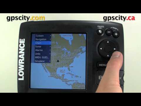 Lowrance Elite 5 DSI Video Manual - Adjusting GPS heading settings