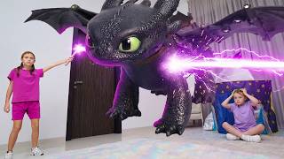 Magic Zoo Challenge at Home: Wild Animals & Flying Dragon | Best Video Collection
