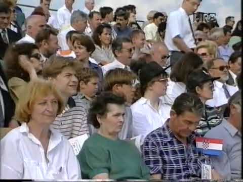Prvi mimohod Hrvatske vojske na Dan državnosti 30. svibnja 1995.