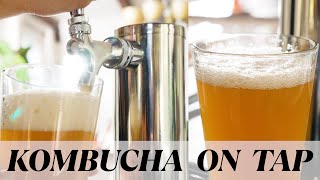 Homemade Kombucha on Tap