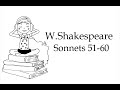 Сонеты Шекспира на английском языке. 51-60 