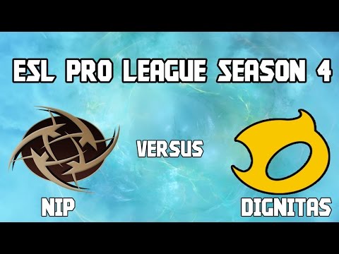 NiP vs Dignitas  ESL Pro League Season 4 de_nuke