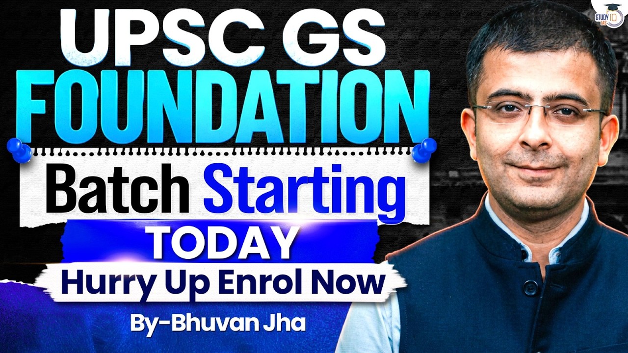 Last Chance to Enrol in GS Foundation Course for UPSC 2026 Preparation