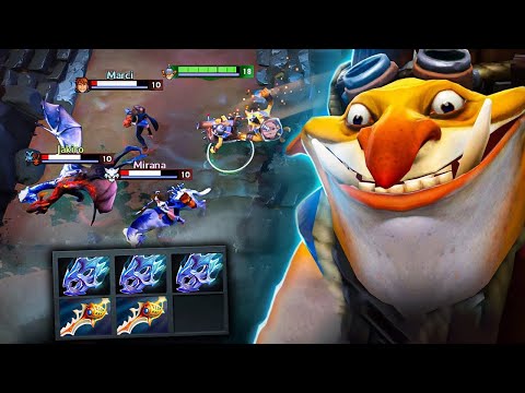 OMG x3 Moonshard + x2 Divine Rapier 57Kills Techies Insane Burst Hit Like a Truck