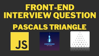 Pascal's Triangle | Front-end Interview | JavaScript | React | CodeRash with Gaurav
