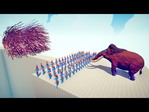 100x CLUBBER + MAMMOTH vs EVERY GOD - Totally Accurate Battle Simulator TABS