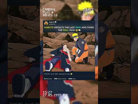 NARUTO DEFEATS THE LAST PAIN 👊🏻 AND FINDS THE REAL PAIN 🗿
