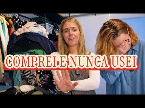 Massive decluttering of impulse-bought clothes