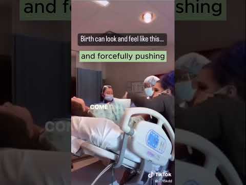 🚨Tough to Watch - Hospital Birth