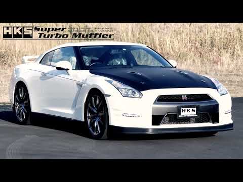 NISSAN GT-R 2014 DBA-R35 VR38DETT HKS SUPER TURBO MUFFLER