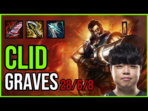 CLID - GRAVES vs CANYON - NIDALEE Jungle - KR Challenger - Patch 11.5 QUADRAKILL
