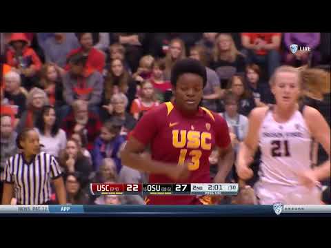 Women's Basketball: USC 63, OSU 69 - Highlights 2/18/18