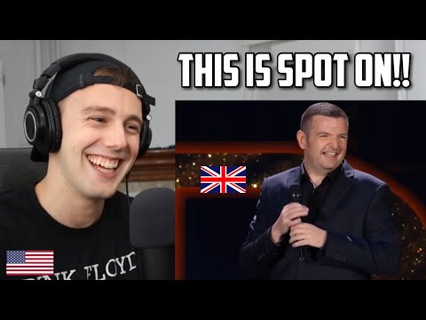 American Reacts to Kevin Bridges - What If Facebook Was a Pub