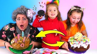 ALEXA PICKS OUR CAKE INGREDIENTS SWITCH UP CHALLENGE!!