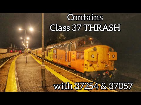 Chasing Tractors Across Norfolk | 37254 & 37057 with Anglia Test Train 