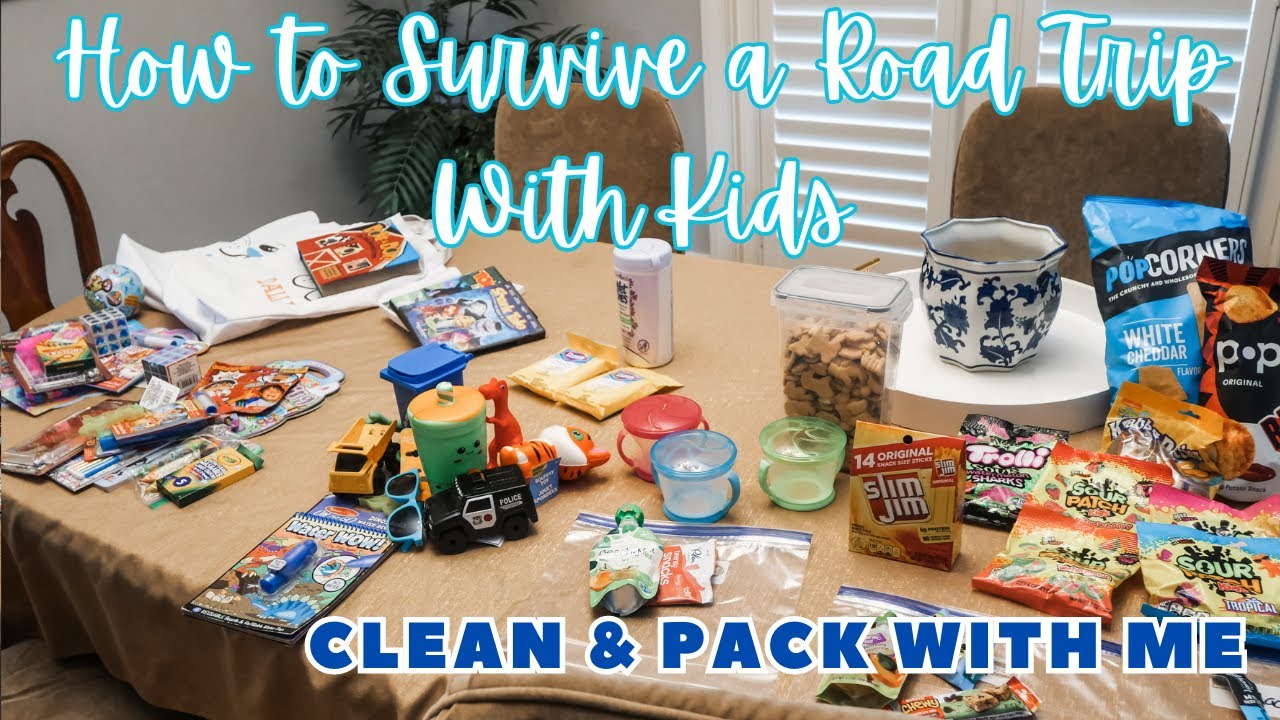 ✨NEW ✨TIPS FOR SURVIVING A ROAD TRIP WITH KIDS | PACK and PREP WITH ME for VACATION