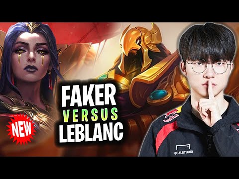 FAKER PICKS AZIR vs THE NEW LEBLANC! | T1 Faker Plays Azir Mid vs Leblanc!  Season 2025