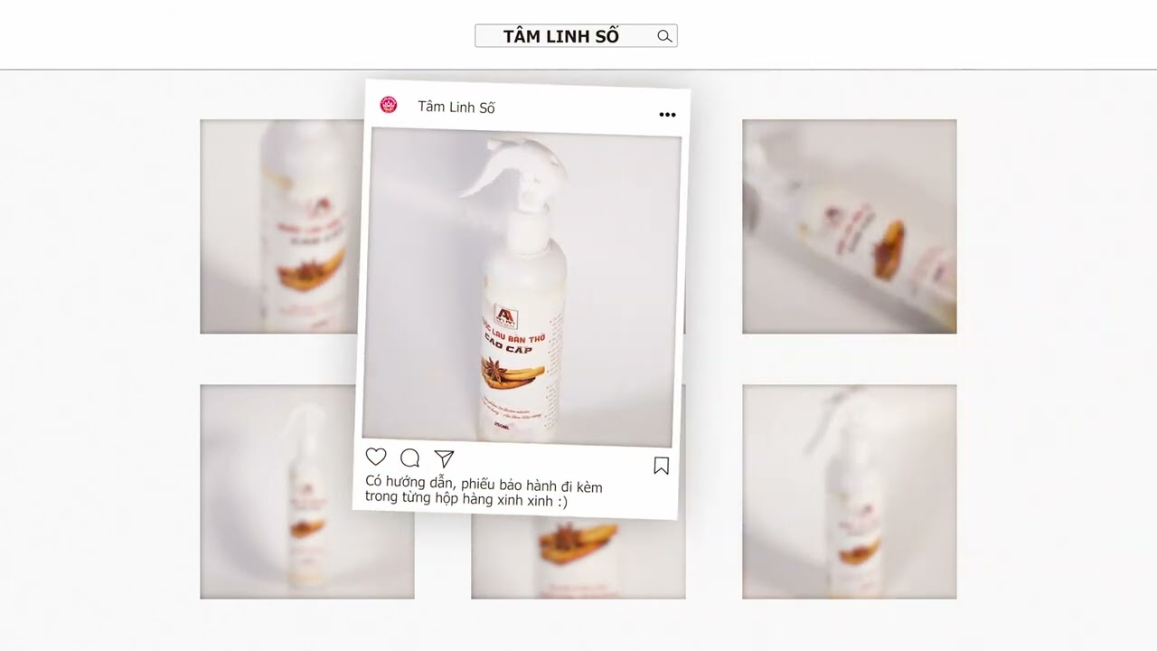 Chai nước xịt vệ sinh bàn thờ hương Quế An An xịt thơm, sạch sẽ, an toàn, trang nghiêm - 250ml