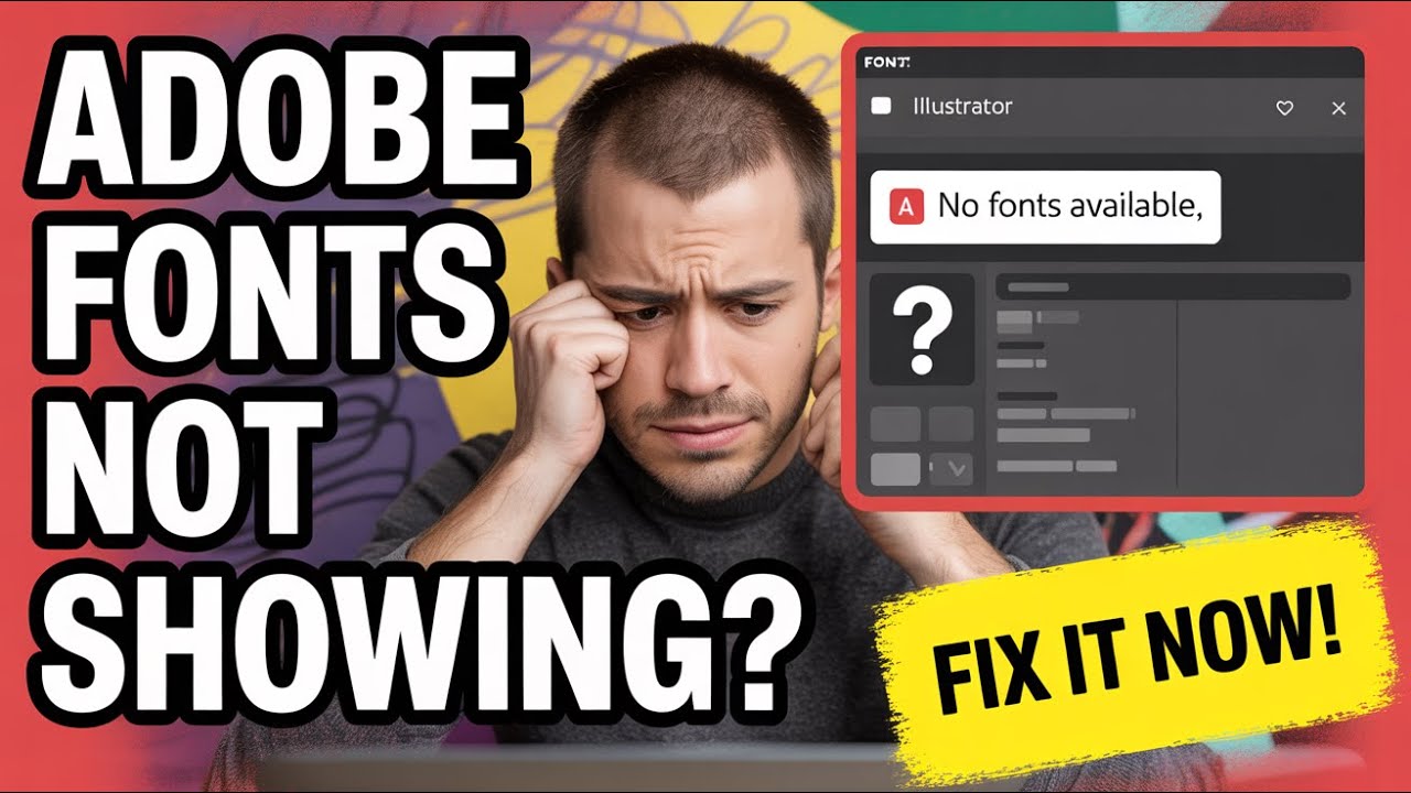 Adobe Fonts Not Showing in Illustrator? Fix It Fast!