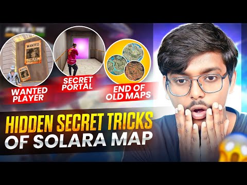SOLARA MAP ALL HIDDEN PLACES || FREE FIRE NEW EVENT || FF NEW MAP || OB49 UPDATE NEW MAP