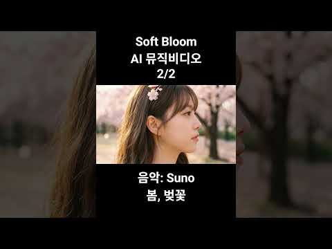 그루브한 봄, 벚꽃을 배경으로 한 AI뮤비 후반부입니다 #aimusic #kpop #aivideo #케이팝 …