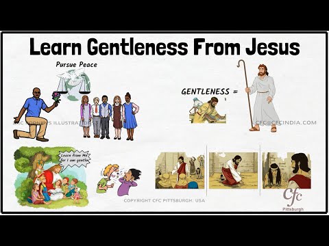 92 - Learn Gentleness From Jesus - Zac Poonen Illustrations