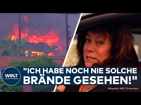 LOS ANGELES: Riesiger Waldbrand bedroht Vorort! "Einfach alles brennt!" 30.000 Menschen betroffen!