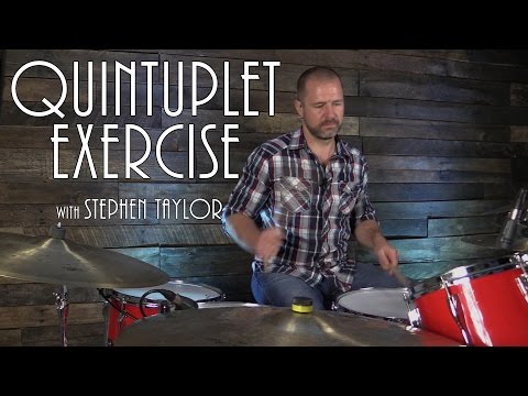 Quintuplet Exercise - Drum Lesson (Stephen Taylor)