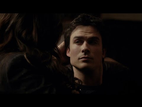 TVD 4x21 - Katherine didn't lock Elena in and she ran away, Damon goes look for her | HD