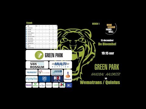 Handbal Green Park Aalsmeer vs Wematrans Quintus