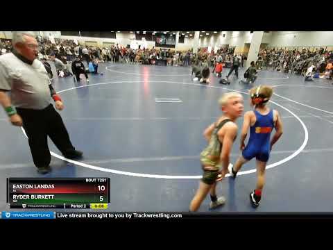 67 Lbs Cons. Round 2 - Easton Landas, IA Vs Ryder Burkett, SD 7cab