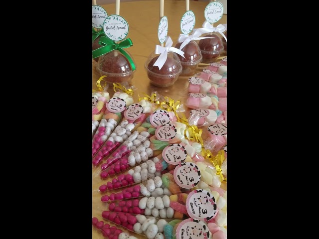 Vídeo relacionado con 50pcs Bolsa de Regalo de Boda 8x4x10cm Caja Pequeña de Dulces Caramelos Galletas Chocolates Detalles Chuches Bolsita para Boda Cumpleaños Bautizo Comunión Baby Shower