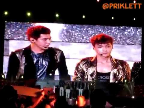 [130330][Fancam]EXO-M Talk @ Super Joint concert in Thailand #PriKLetT