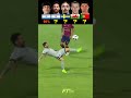 Ronaldo VS Messi VS Garnacho VS Zlatan VS Bale😬| Bicycle Kick Practice Makes Perfect