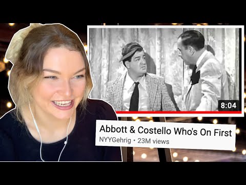 New Zealand Girl Reacts to ABBOTT & COSTELLO | WHO'S ON FIRST COMEDY SKIT 😂