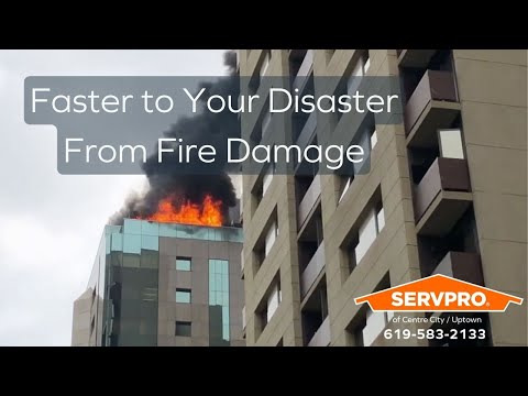 Fire Damage Gets Worse Quickly, so Centre City/Uptown Arrives Promptly