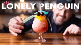 The Lonely Penguin - a BERRY delicious tropical drink you've never had before