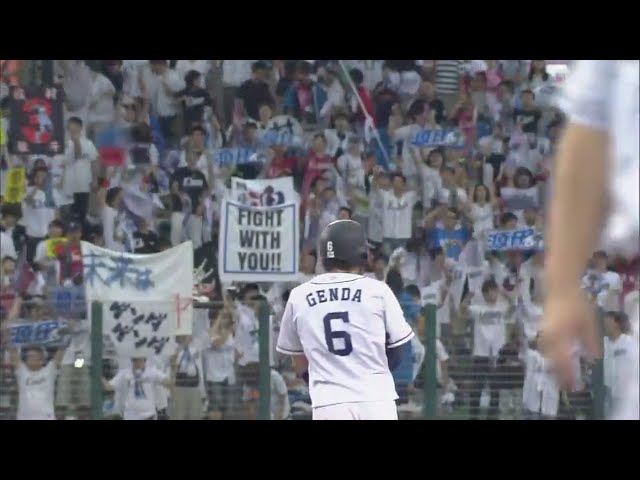 【3回裏】粘り勝ち!! ライオンズ・源田のフェンス直撃勝ち越し打!! 2017/9/24 L-Bs