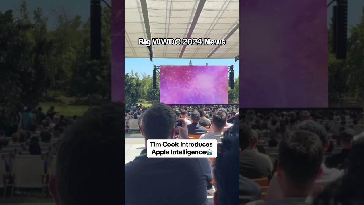 Tim Cook Introduces AI (Apple Intelligence) at WWDC 2024