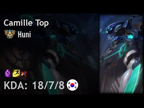 Camille Top vs Singed - Huni - KR Challenger Patch 7.1