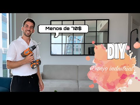 DIY IKEA HACK | Espejo estilo industrial | Facil DIY 2020 | Espejo de más de 400$ por menos de 70$ 😱